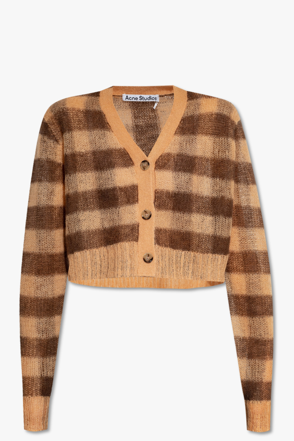 Acne Studios Cropped Mohair-blend Cardigan hotsell XXS